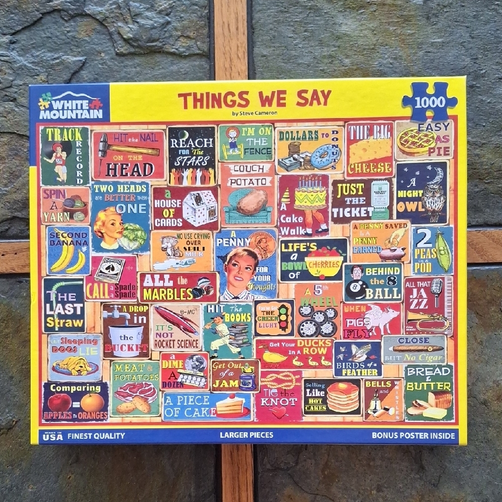 White Mountain Things We Say Puzzle